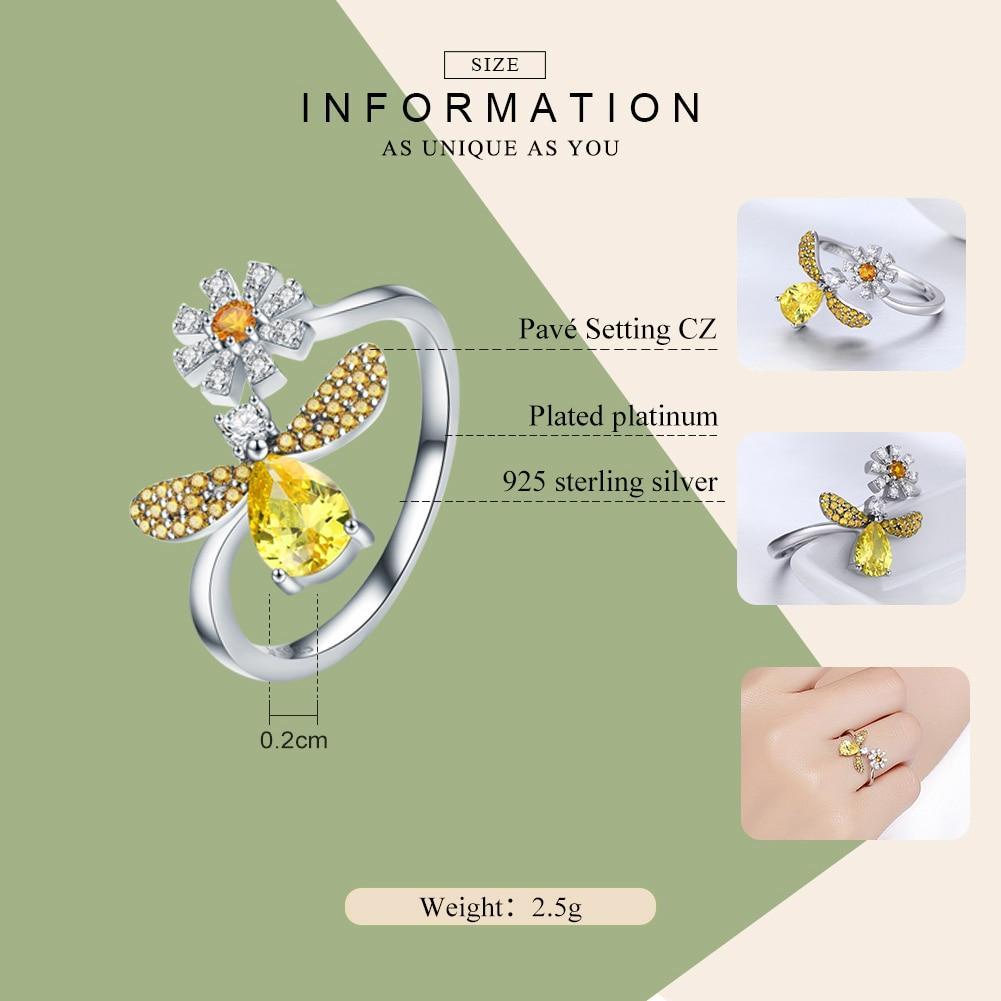 AliExpress Jewelry SET-Fine Fashion 925 Silver Honey Bee Jewelry SET, Ring, Earrings and Necklace BEE-autiful!  Elegant!