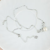 AliExpress Jewelry SET-Fine Fashion 925 Silver SET Deer Pearl Necklace and Earrings in 925 Sterling Silver