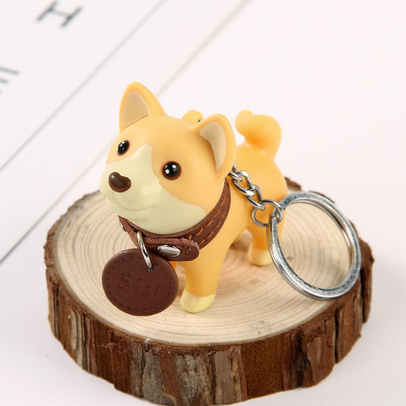 AliExpress Keychain Brown Mutt Dog Keychain 4 Types, Black and White Bull Terriers and Mutt Doggy*
