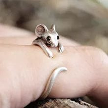 AliExpress Womens jewlery Silver plated Mouse Fashion Ring