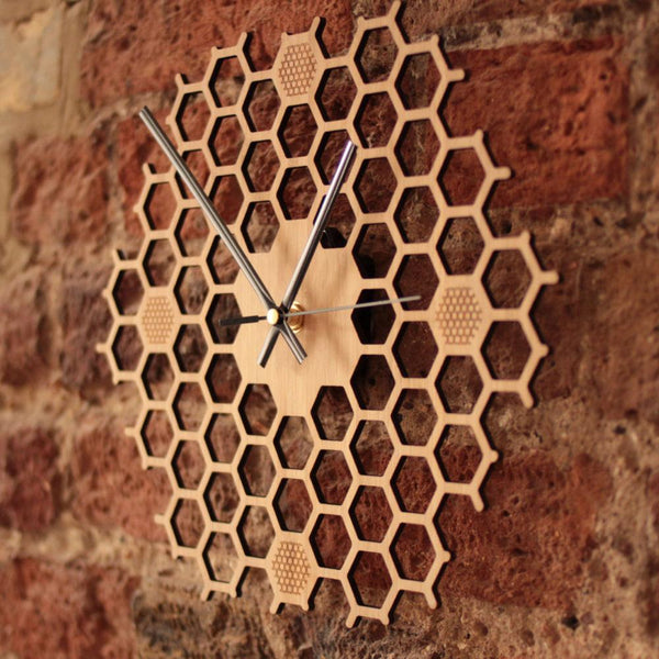 Buy Honey Combs Clock,honey Combs Wall Decor,geometric Clock,honey Combs  Art,bee Decor,clock File,clock for Wall,clock Lase Cut,cnc Plans WCM-21  Online in India 