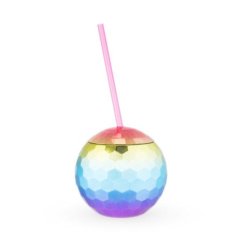 Blush Kitchen Disco Ball Tumblers-The Best Dressed Drinks Have the Most Fun!