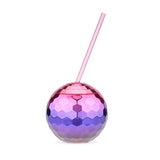 Blush Kitchen Rainbow Disco Ball Tumblers-The Best Dressed Drinks Have the Most Fun!