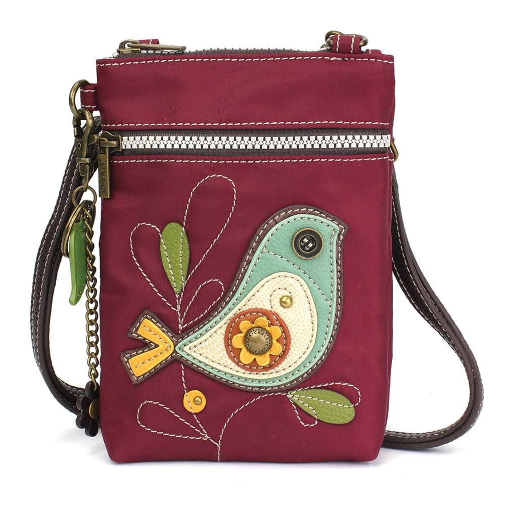 Chala Handbags Cell Xbody Little Bird Venture Collection; Keychains/Crossbody by Chala, Vegan