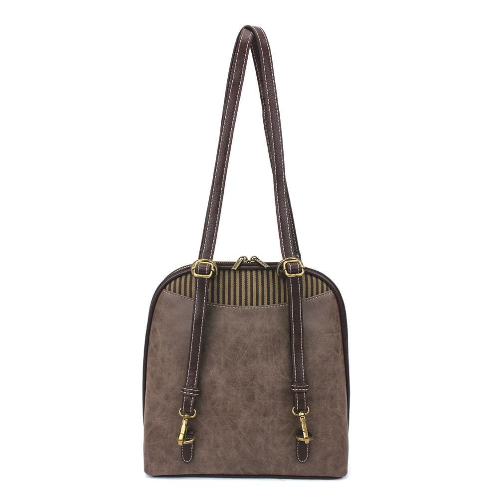 Chala Handbags Convertible Backpack-Purse by Chala-Paw, Sunflower, Dragonfly, Sloth, Butterfly and Turtle Vegan*
