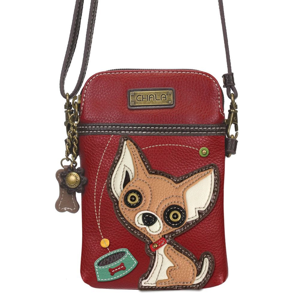 Chala Keychain Cellphone Xbody CHIHUAHUA Handbag Collection by Chala Vegan
