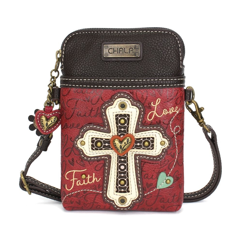 Chala Keychains Cell Xbody Cross Faith Collection by Chala Handbags, Keychain, Wallet