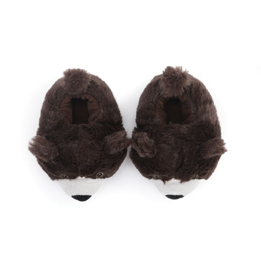 Demdaco booties BLACK BEAR BOOTIES for Babies-Nancy Tillman Collection 6-12mo *