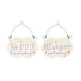 Faire-C&F Home Novelty Signs Bee Wall Plaque "Bee Whisper sweet as honey"*