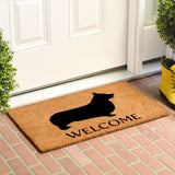 FAIRE - Calloway Mills Decor Pembroke Welsh Corgi Coir Welcome Mat Made in the USA
