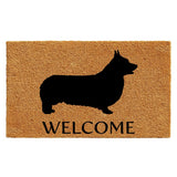 FAIRE - Calloway Mills Decor SM Corgi Pembroke Welsh Corgi Coir Welcome Mat Made in the USA