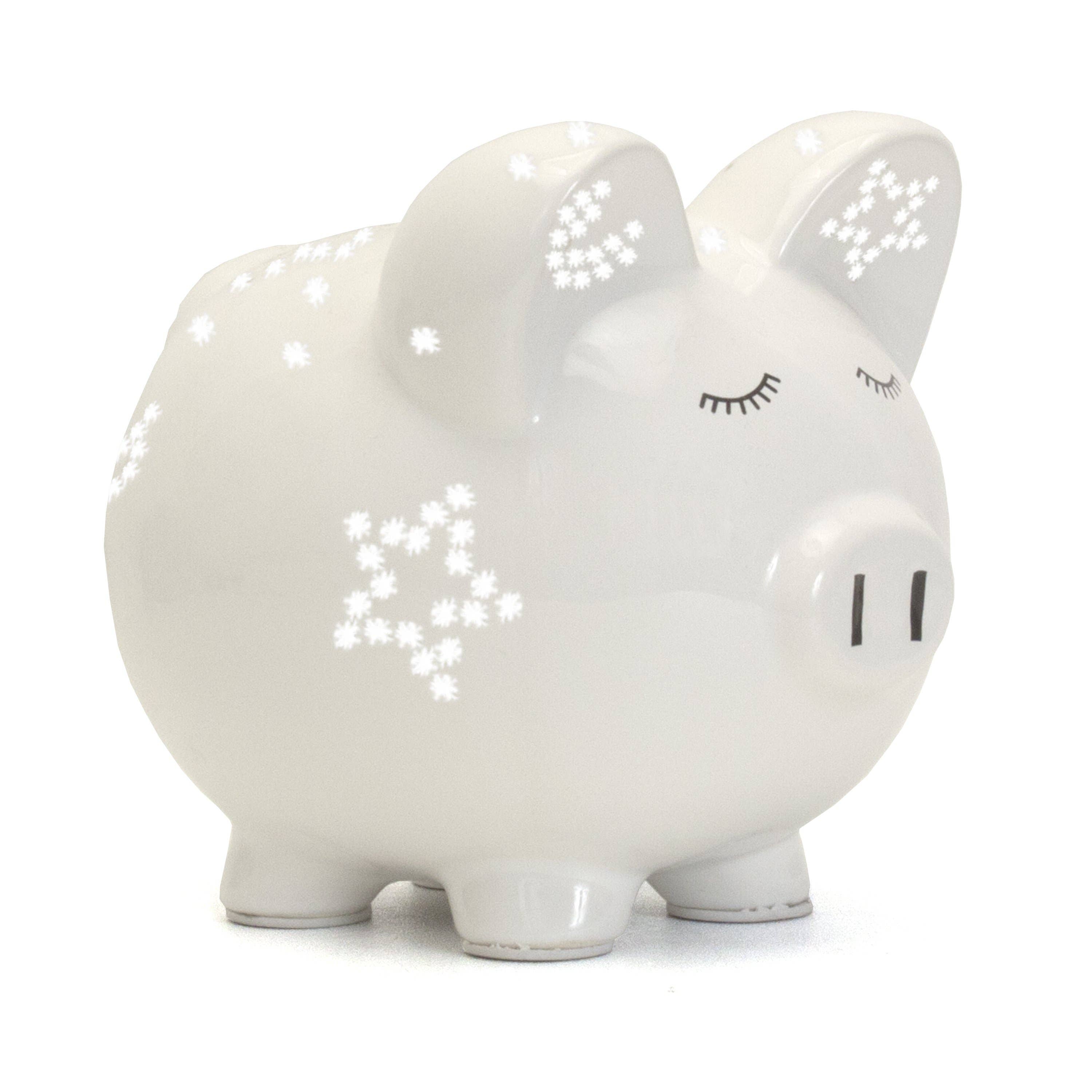 FAIRE - Child to Cherish Decor Light White Hand Painted Piggy Banks or Night Lights for Children-Gorgeous! *