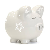 FAIRE - Child to Cherish Decor Light White Hand Painted Piggy Banks or Night Lights for Children-Gorgeous! *