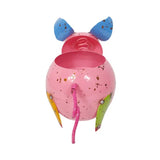 FAIRE - Continental Art Center Mini Pig Planter Colorful Mini Pig Planter Painted and Enameled