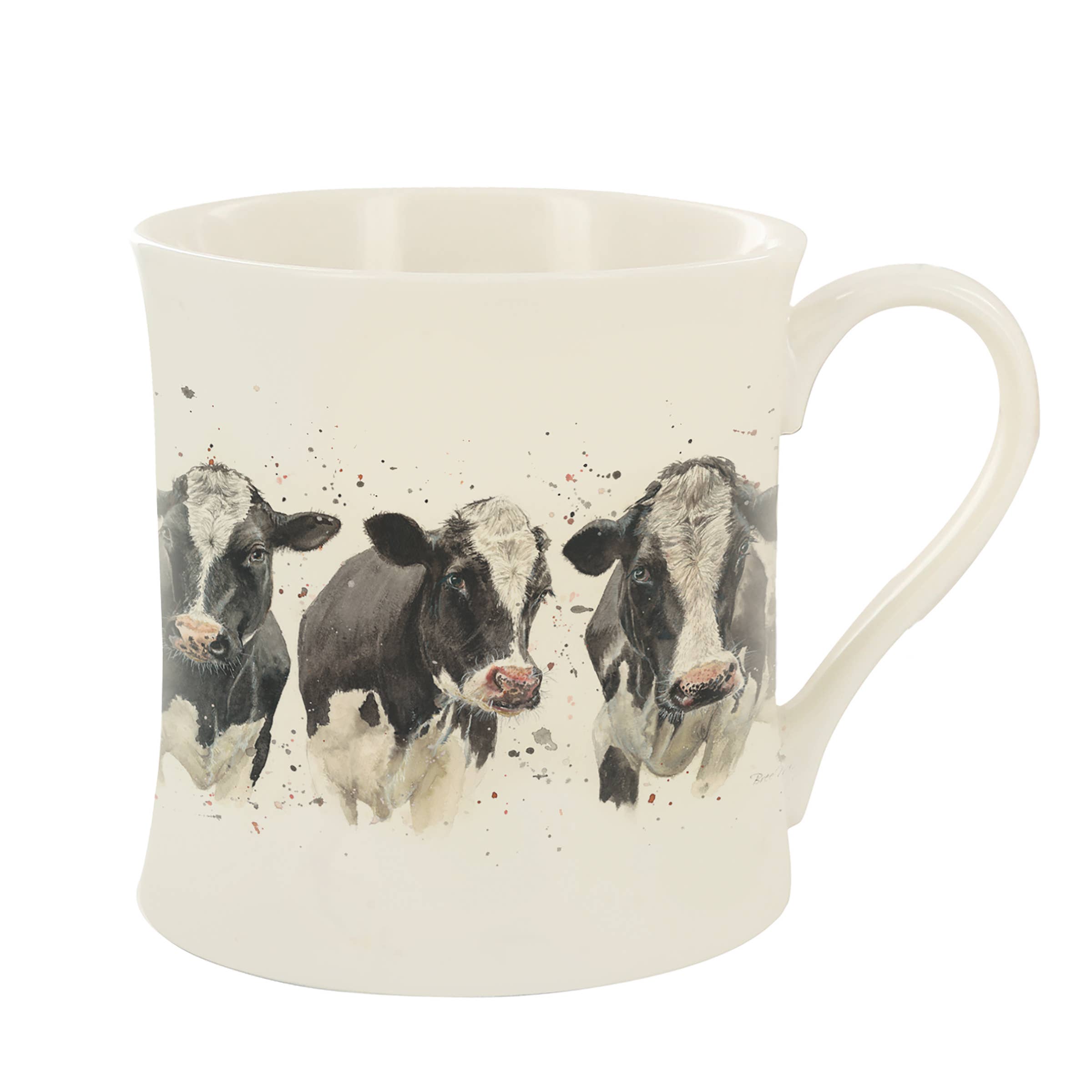 Faire: EastWest Cow Mug Holstein Cows-WE ARE NOT AMOOOOSED COWS MUG