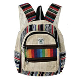Faire-Foot Path Trading Co Backpacks Handmade in Nepal Rainbow Back Pack-Medium
