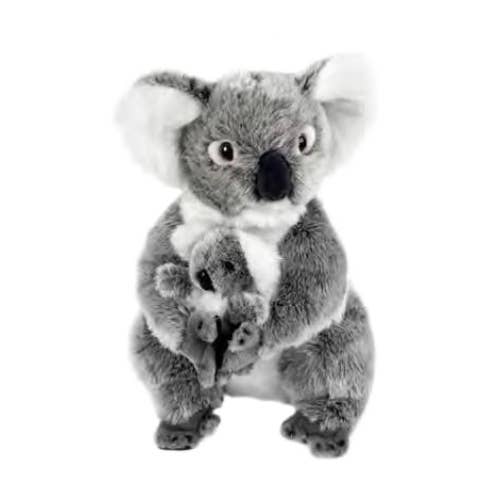 FAIRE: FurTastic Friends by Bocchetta Plush Toys Stuffed Animals Plush Momma and Baby Koalas Large Size So Realistic!