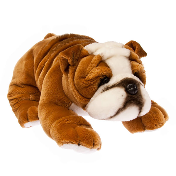 Large stuffed bulldog hot sale