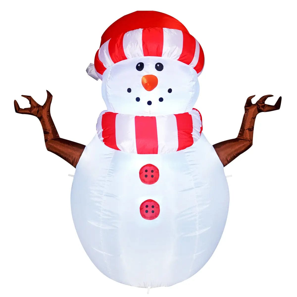 Faire: GOOSH INC Inflatable Yard Decoration Inflatable Snowman LED Outdoor Decorations with LED Lights