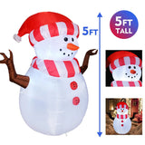 Faire: GOOSH INC Inflatable Yard Decoration Inflatable Snowman LED Outdoor Decorations with LED Lights
