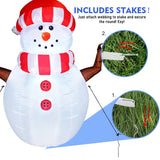 Faire: GOOSH INC Inflatable Yard Decoration Inflatable Snowman LED Outdoor Decorations with LED Lights