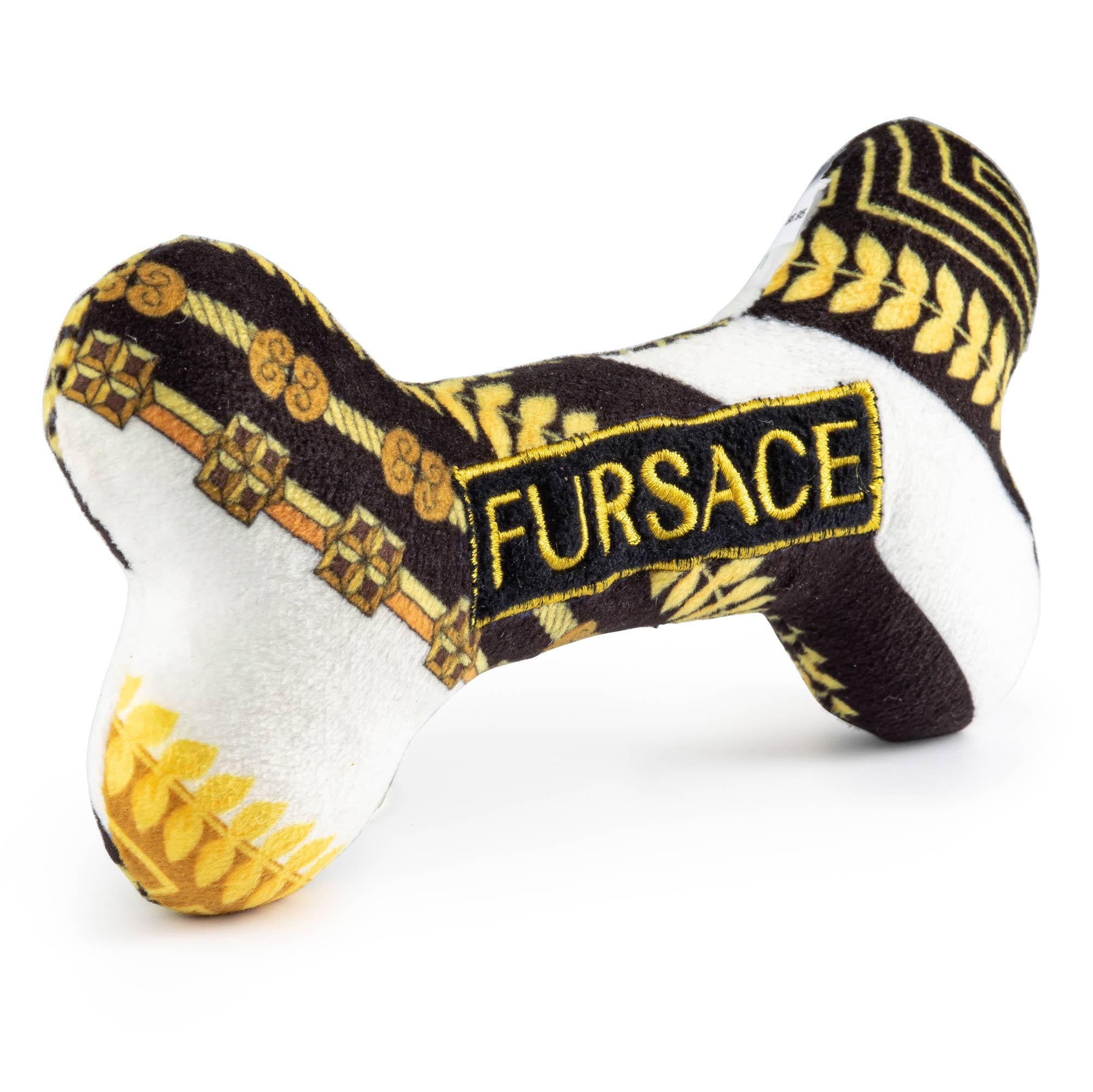FAIRE - Haute Diggity Dog Pet Toy Fursace Bone for Dogs with Squeaker Inside Plush Parody Pet Chew Toy