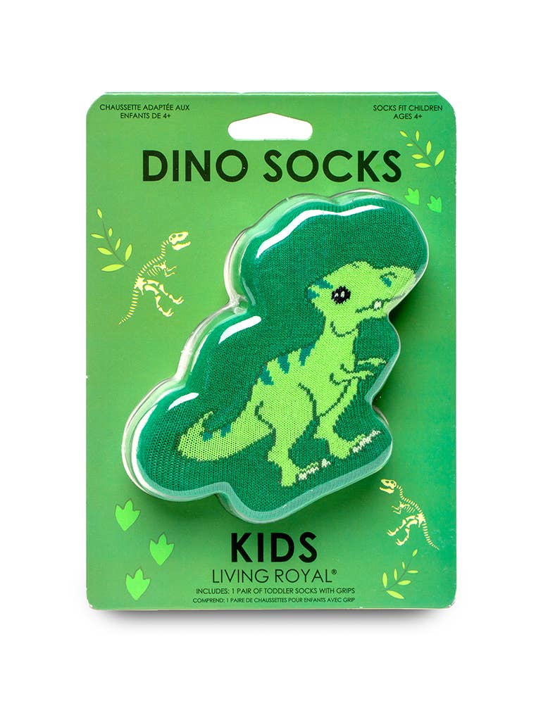 Faire Living Royal Socks Kids Dino 3D Socks By Living Royal