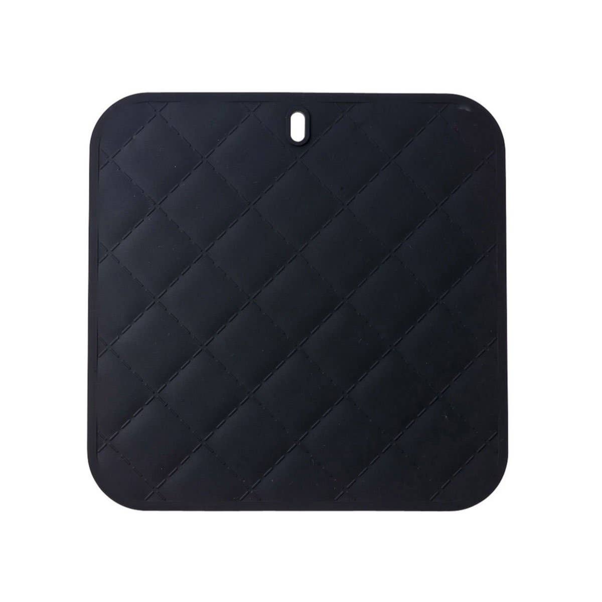 Faire-Supreme Housewares Oven Mitts & Pot Holders Diamond Pot Silicone Holder, Black