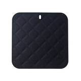 Faire-Supreme Housewares Oven Mitts & Pot Holders Diamond Pot Silicone Holder, Black