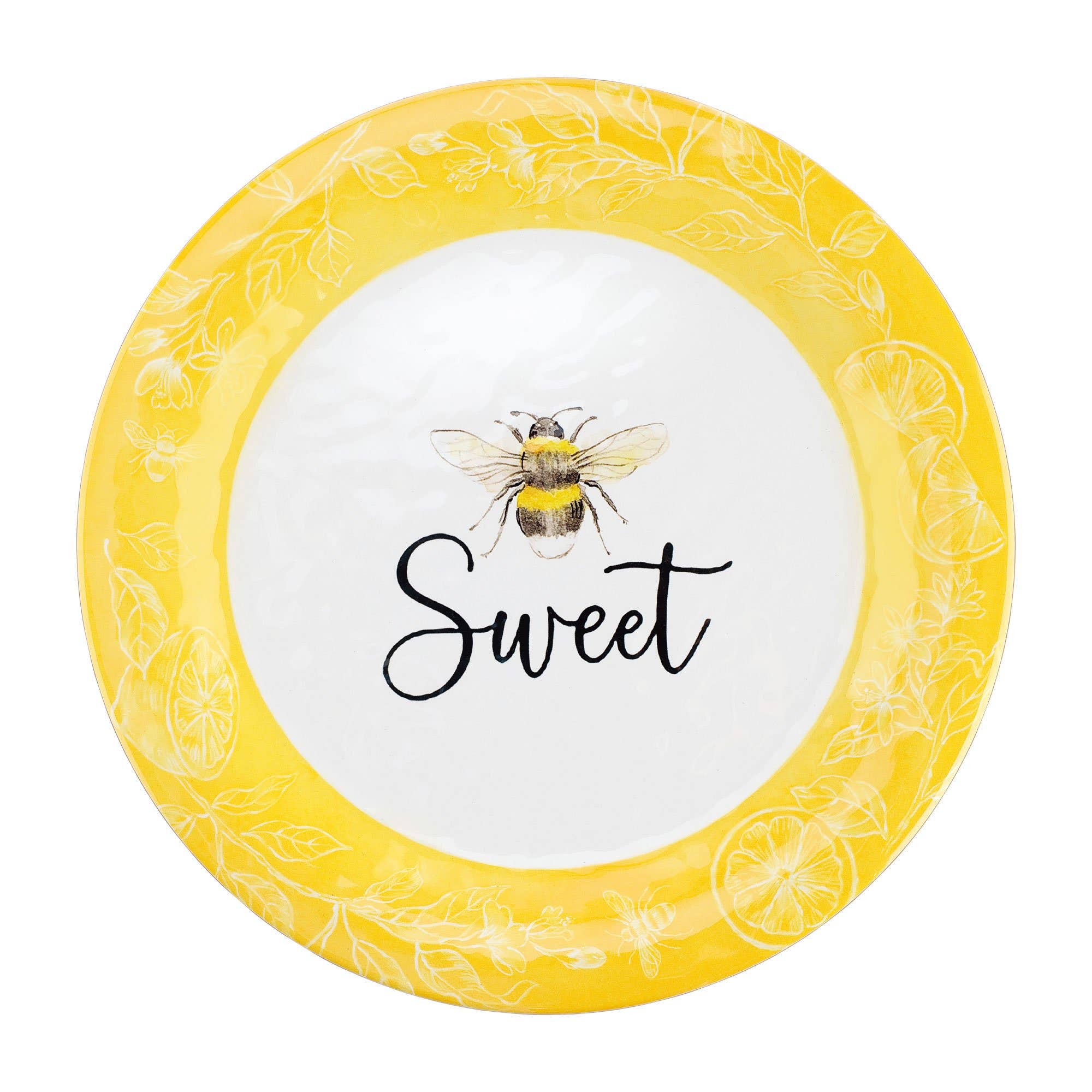 Faire-Supreme Housewares Plates Sweet Bee 11" Melamine Dinner Plate
