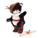Faire-Teddy Hermann collectible plush Puss in Boots 25 cm - Limited Collector's Item by Teddy Hermann