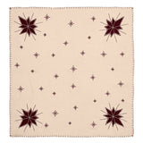 FAIRE - VHC Brands CHRISTMAS North Star Table Topper 40" x 40" Christmas Embroidered