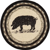 Pig, Chicken, or Cow Jute Farmhouse Trivets Country Charm