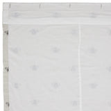 FAIRE - VHC Brands Shower Curtains Honey Bee Shower Curtain Embroidered