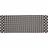 FAIRE - VHC Brands Table Runners 13" X 36" Vintage Check Black and White Table Runners and Placemats