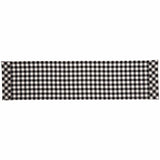 FAIRE - VHC Brands Table Runners 13" X 54" Vintage Check Black and White Table Runners and Placemats