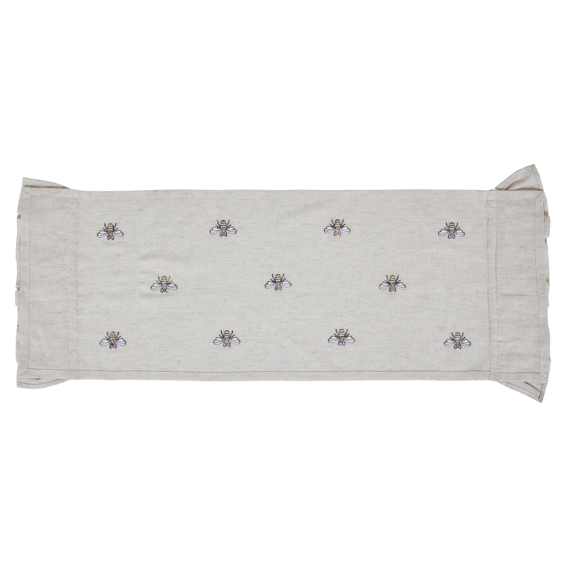 FAIRE - VHC Brands Table Runners Embroidered Country Bee Table Runners & Placemats