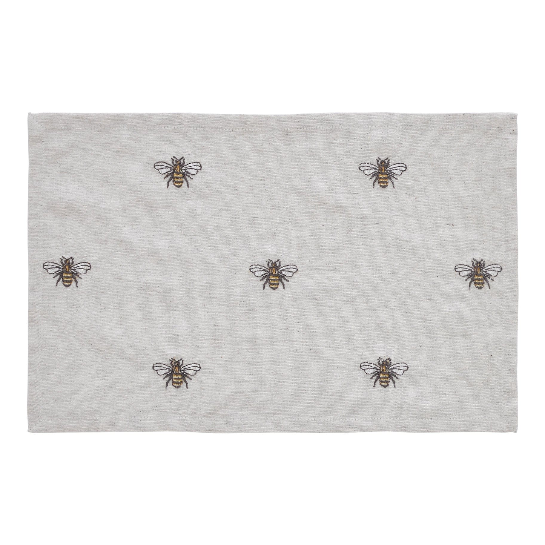 FAIRE - VHC Brands Table Runners Embroidered Country Bee Table Runners & Placemats