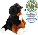 FAIRE: VIAHART Toy Co. Plush Animals Plush Bernese Mountain Dog 12.5 Inch Stuffed Dog Plush Toy