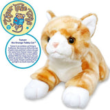 Tamarr the Orange Tabby Cat | 10 Inch Stuffed Animal Plush