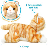 FAIRE: VIAHART Toy Co. Plush Animals Tamarr the Orange Tabby Cat | 10 Inch Stuffed Animal Plush