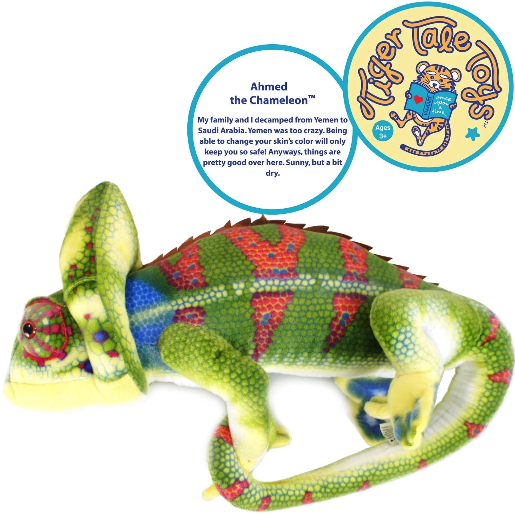 FAIRE: VIAHART Toy Co. Stuffed Animals Big Plush Chameleon | 46 Inch Stuffed Animal Plush