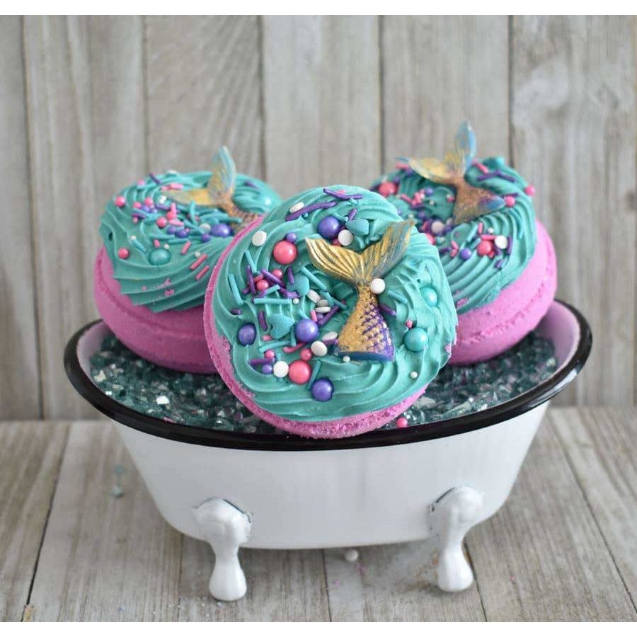 FinchBerry Bath & Body Mermaid Kisses Artisan Soap & Bath Bombs-Beautiful Gift for a Mermaid Lovers!