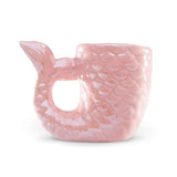 FinchBerry Bath White Mug Mermaid Bath Mugs Super Cute-Perfect Gift for Mermaid Lovers