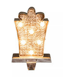 LED Wooden Giftbox Stocking Holder Christmas Collection 7.50