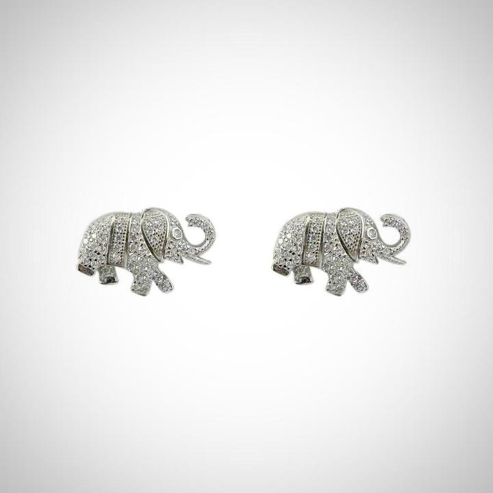 Jimmy Crystal Fine Fashion Jewelry SET Lucky Elephant Sterling Silver Jewelry Set by Jimmy Crystal Swarovski Crystal Embellished