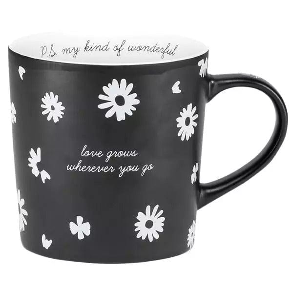 Kellis Gifts Mug Bone China Mug - Love Grows Wherever You Go - PS My Kind of Wonderful *