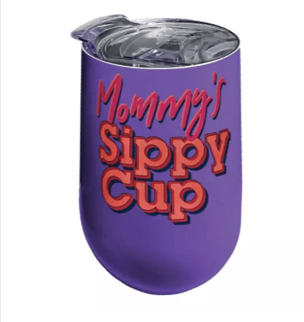 Kellis Gifts Tumblers Mommy's Sippy Cup Stainless Steel Wine Tumbler*