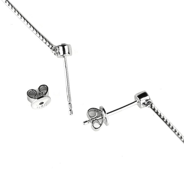King He Fine Fashion Jewelry-Necklace Sterling Silver Enamel Butterfly Necklace with Swarovski Crystal Top of the Line!