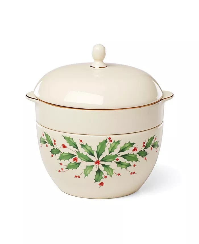 LENOX CRYSTAL CHRISTMAS Holiday Stackable Bowl Set Lenox Dishwasher Safe Stoneware